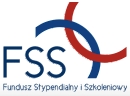 Logo Fundusz Stypendialny i Szkoleniowy